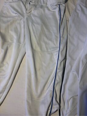 3 pairs white softball pants